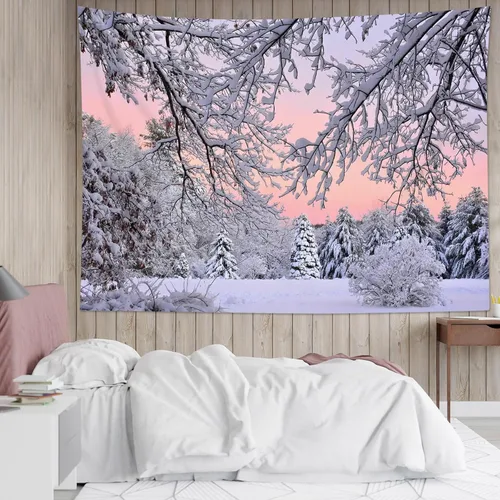Vista 14 de HVEST Tapiz de mariposa para decoración de habitación, mariposas azules de fantasía en cielo estrellado, tapiz para colgar en la pared, tapiz negro