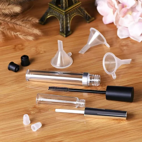 Vista 6 de Tubo de rímel vacío y varita delineador de ojos, tubo de rímel de 0.3 fl oz, botella contenedor de pestañas, tubos vacíos y delineadores de ojos