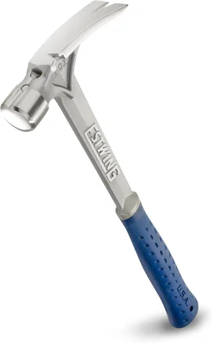 Vista 7 de Estwing Serie Ultra - Martillo de carpintero de mango corto de 15 oz con boca lisa y mango reductor de impactos - E6-15SR Fabricado en Estados