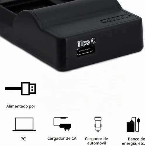 Vista 2 de Norifon EN-EL11 - Cargador USB para Nikon Coolpix S550, Coolpix S560