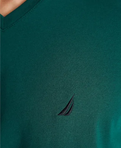 Vista 5 de Nautica Camiseta de manga corta para hombre con cuello en V