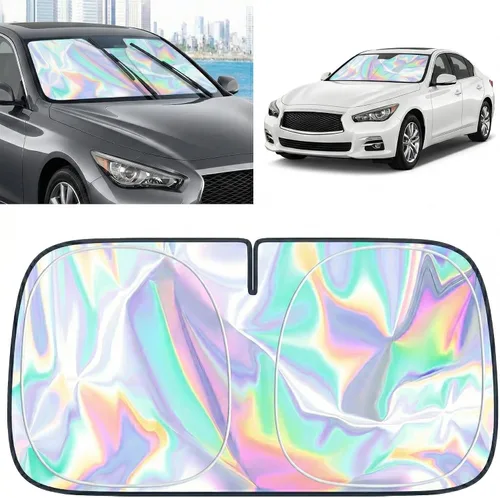 Vista 74 de Parasol para parabrisas BMW X1 E84 2016-2026 – Cubierta plegable para parabrisas X1 E84, accesorios para proteger el coche de los rayos del sol