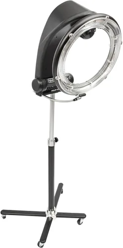 Vista 8 de Secador de pelo infrarrojo profesional orbiting de 1000 W - Secador de salón giratorio independiente con base giratoria giratoria, 3 funciones + 6