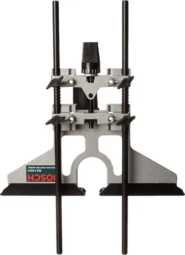 Vista 4 de Bosch RA1151 – Pasador y cono de centrado de la sub-base de la rebajadora con guía lateral de rebajadora de lujo Bosch con campana de extracción