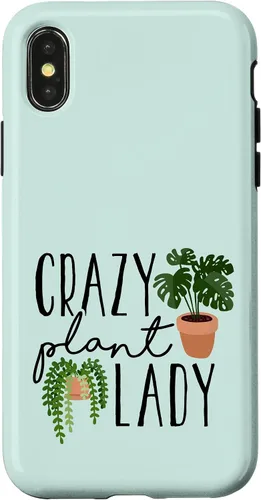 Vista 5 de Crazy Plant Lady - Cute Plant Lovers Gardening Theme Case for iPhone 17