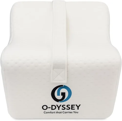 Vista 8 de O-DYSSEY Almohada ortopédica de rodilla para personas que duermen de lado, almohada de espuma viscoelástica para aliviar el dolor de cadera, ciática