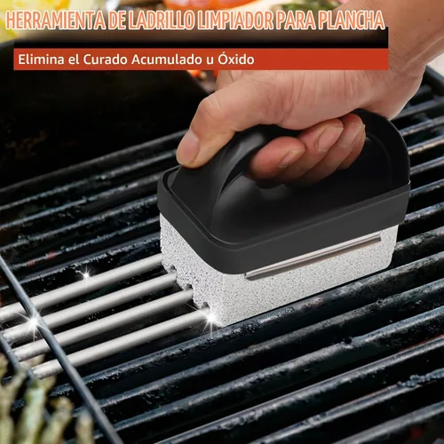 Vista 5 de Kit de limpieza de plancha para accesorios de plancha Blackstone - Kit de limpieza de plancha de 12 piezas - Juego de limpiador de parrilla