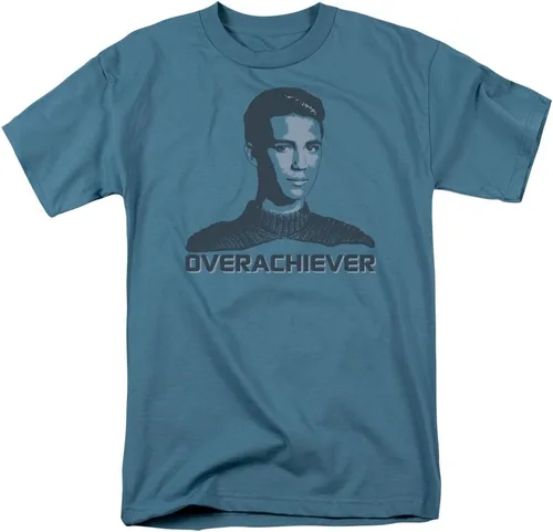 Vista 4 de Trevco Camiseta de manga corta Star Trek para hombre Enterprise Navy