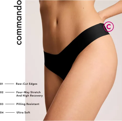 Vista 2 de commando womens Cotton Thong Cct01