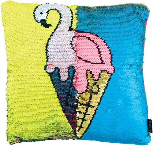Vista 5 de Fashion Angels Magic Sequin Reveal Pillow - Flamenco, talla única, multicolor