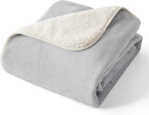 Vista 32 de Bedsure - Mantas impermeables para perros pequeños - Manta de felpa de sherpa con impresión suave lavable para perros y gatos, protector de muebles
