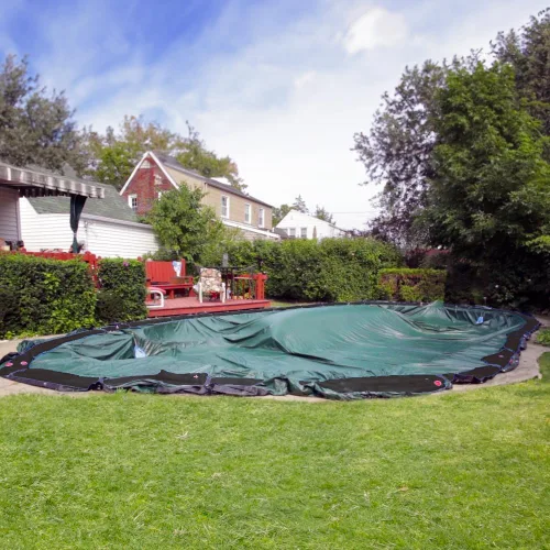 Vista 4 de Buffalo Blizzard Bolsas de agua negras de doble cámara de 8 pies de largo para cierre de piscina de invierno, 1 paquete, material de vinilo