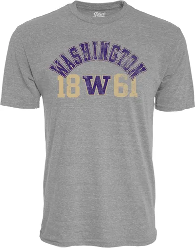 Vista 17 de Blue 84 NCAA - Camiseta para hombre, color gris jaspeado de triple mezcla