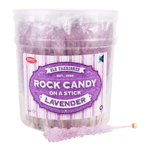 Vista 83 de Palitos de caramelo de roca extragrandes: 12 paletas de cereza rosa – envueltas individualmente – Palitos de caramelo de roca de cristal