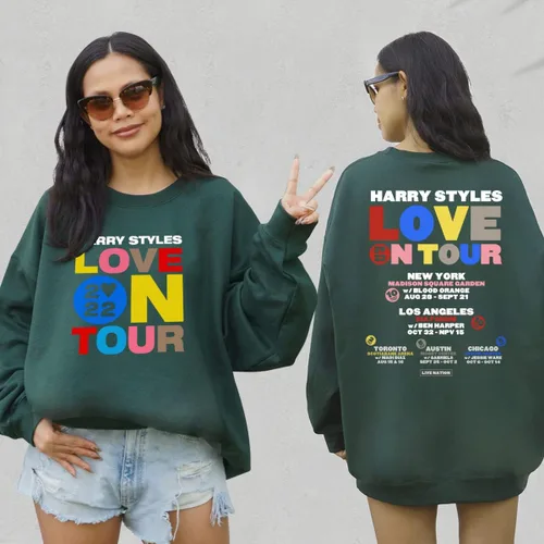 Vista 2 de BluePrints Sudadera Harry Tracklist - Suéter de álbum inspirado en Harry 2022 para fanáticos, Estilo 1