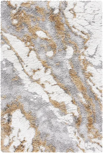 Vista 40 de SAFAVIEH Horizon Shag Collection - Alfombra decorativa, 2 x 3 pies, gris y azul, no desprende pelusa y de fácil cuidado, 2 pulgadas de grosor, ideal