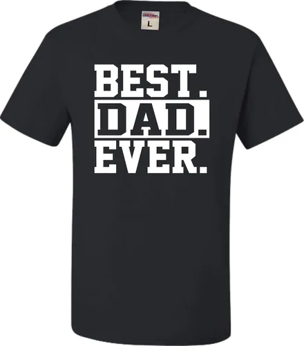 Vista 15 de Go All Out Camiseta de adulto para el día del padre con texto en inglés Best Dad Ever #1 Dad World's Greatest Dad