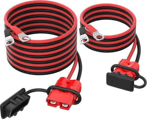 Vista 9 de RVBOATPAT Conector de desconexión rápida de batería 175A, batería de 12 V, conector de cable de conexión rápida 1/0 AWG para carretilla elevadora