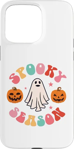 Vista 31 de Retro Halloween Cute Ghost Spooky Season Funny Case for iPhone 17