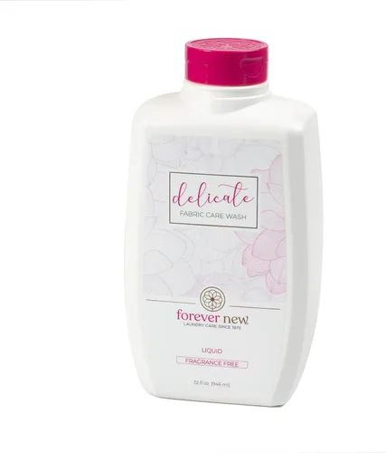 Vista 4 de Forever New Delicado detergente líquido para ropa, aroma original, 4 onzas