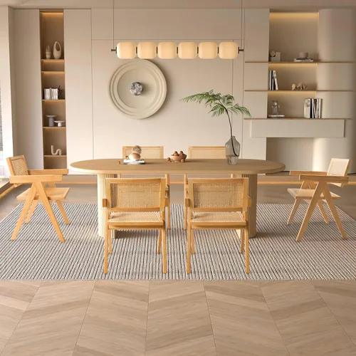 Vista 13 de Juego de 2 sillas de comedor de ratán, sillas de cocina de mimbre para comedor, negro