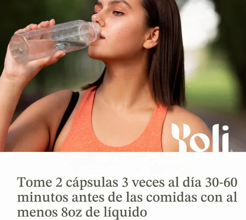Vista 6 de Yoli Resolve PhytoFiber, polvo de vinagre de sidra de manzana y cápsulas de glucomanano