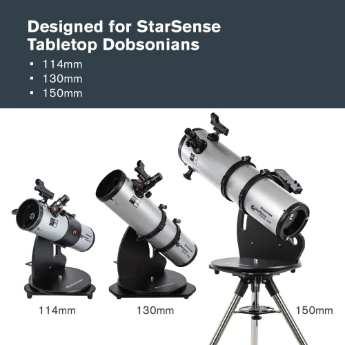 Vista 2 de Celestron – Trípode para Dobsoniano de Sobremesa – Trípode Sólido, Robusto y Ajustable – Exclusivamente para el StarSense Explorer de Sobremesa
