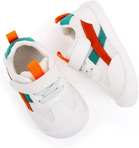 Vista 6 de Zapatos de bebé para niños y niñas, primeros caminantes, animales lindos, tenis para niños pequeños, suela de goma