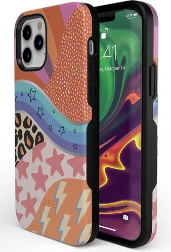 Vista 5 de Casely Funda para iPhone 11 Pro Max y I OOP Muestra mixta Diseño protector audaz