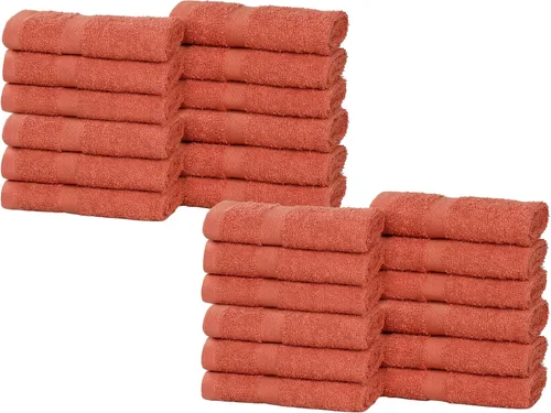 Vista 63 de Superior Juego de toallas surtidas de algodón de 18 piezas, incluye 8 toallas faciales, 6 manos y 4 toallas de baño, artículos esenciales