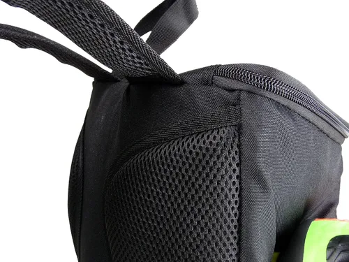 Vista 9 de Mochila de fútbol con compartimento para pelotas - Para niños y niñas La bolsa se adapta a todos los equipos de fútbol y equipo de gimnasio (negro)