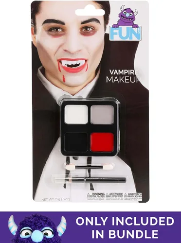 Vista 3 de Disfraz de vampiro para mujer de talla grande