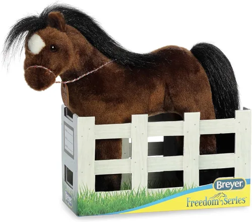 Vista 7 de Aurora Exquisito animal de peluche Breyer Showstoppers de pura sangre, detalles realistas para juegos imaginativos, perfecto para niños, adultos