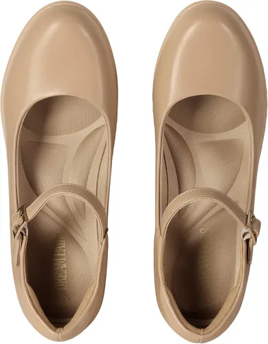 Vista 5 de DREAM PAIRS Zapatos de tacón bajo grueso para mujer, zapatos de trabajo con punta cerrada, cómodos zapatos de vestir de boda