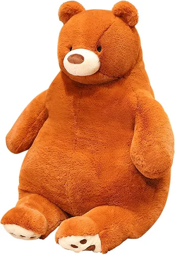 Vista 9 de Animales de peluche con peso de panda, 17 pulgadas, 3.5 libras, peluche de panda con peso grande, almohada de juguete de peluche con peso grande