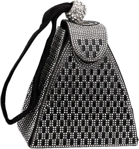 Vista 4 de Bolso de mano de moda, bolso de mano, bolso de noche para mujer, bolso para fiesta de graduación, boda, banquete femenino
