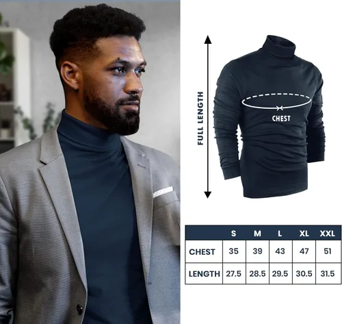Vista 4 de Utopia Wear Camiseta para hombre, mezcla de algodón