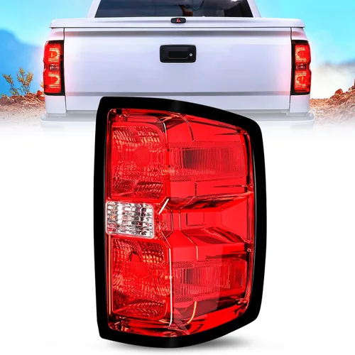 Vista 13 de Ensamble de luz trasera Nilight Compatible con Chevy Silverado 1500 2014 2015 2016 2017 2018 2019, 2500 HD 3500 HD, GMC Sierra 3500HD 2015-2019 Par