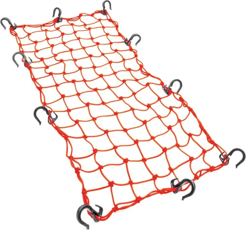 Vista 7 de Powertye red de carga grande de 15 x 30 pulgadas con 10 ganchos ajustables y malla de 2.0 x 2.0 pulgadas.