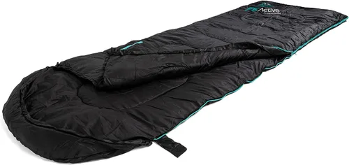 Vista 7 de FE Active Saco de dormir para acampada – 3-4 estaciones extra largo o ligero con capucha, cálido al aire libre, compacto y ligero, saco de dormir
