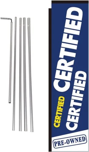 Vista 18 de Bandera de pluma rectangular para concesionario de automóviles con kit de poste y pico de tierra, compatible con carteles de Audi Carlot