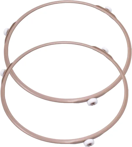 Vista 7 de Paquete de 2 anillos giratorios de microondas de 7 pulgadas, soporte para bandeja de placa de vidrio, anillo interior de repuesto, para microondas