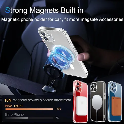 Vista 4 de TZGZT Protección de cámara para iPhone 12 de vidrio templado, [Accesorios] Cubierta protectora magnética con 2X protector de pantalla, para mujeres