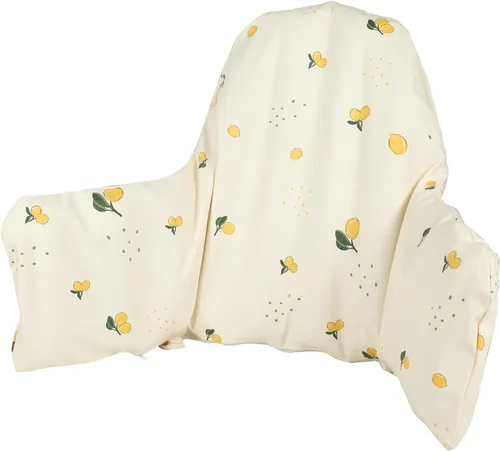 Vista 9 de Cojín para silla alta con funda para IKEA Antilop Bebés Niños Infantes Inflable y Reversible Cojín Inflable Integrado Postre Blanco