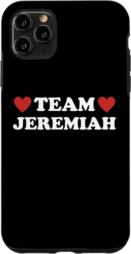 Vista 13 de Team Jeremiah I Love Jeremiah I Heart Jeremiah Case for iPhone 17