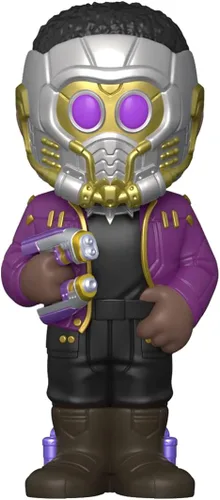 Vista 3 de Funko Vinilo SODA: Marvel Friday What If - Starlord T'Challa - 1/6 probabilidades para variante de persecución rara - Marvel Comics - Figura