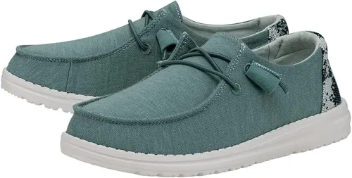 Vista 223 de Hey Dude Wendy - Zapatos de mujer, mocasines sin cordones para mujer, cómodos y ligeros