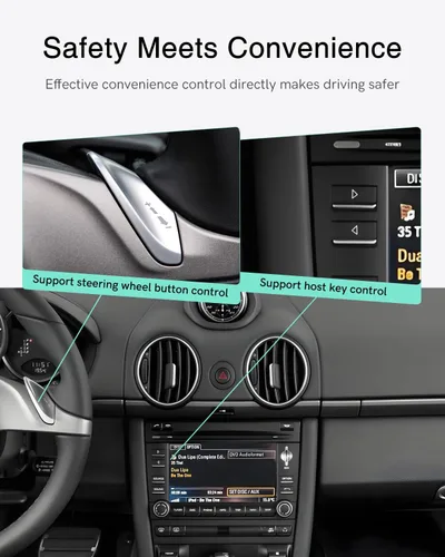 Vista 3 de Adaptador Bluetooth para Porsche PCM3.0, receptor Bluetooth iPod Compatible con Porsche Cayenne, 911, Boxster S y Cayman PCM3.0; audio aptX HD