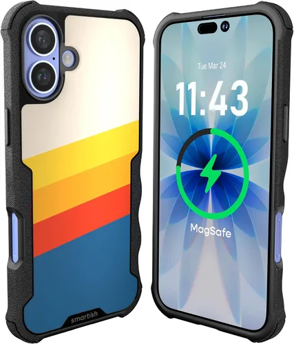 Vista 112 de Smartish Funda para iPhone 12 Pro Max Armor - Gripzilla [resistente + protectora] Funda de agarre delgada y resistente - Black Tie Affair