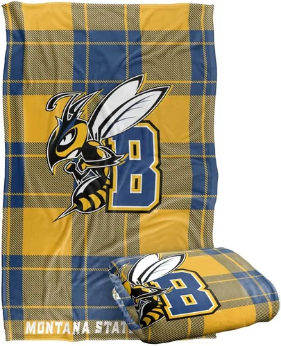 Vista 262 de LOGOVISION St John's University Campus Plaid Spirit Silky Touch Manta súper suave 36 x 58 pulgadas